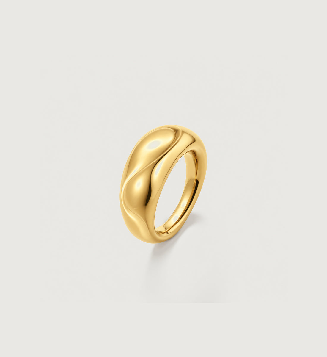 Onda Dome Ring (Gold), main product view