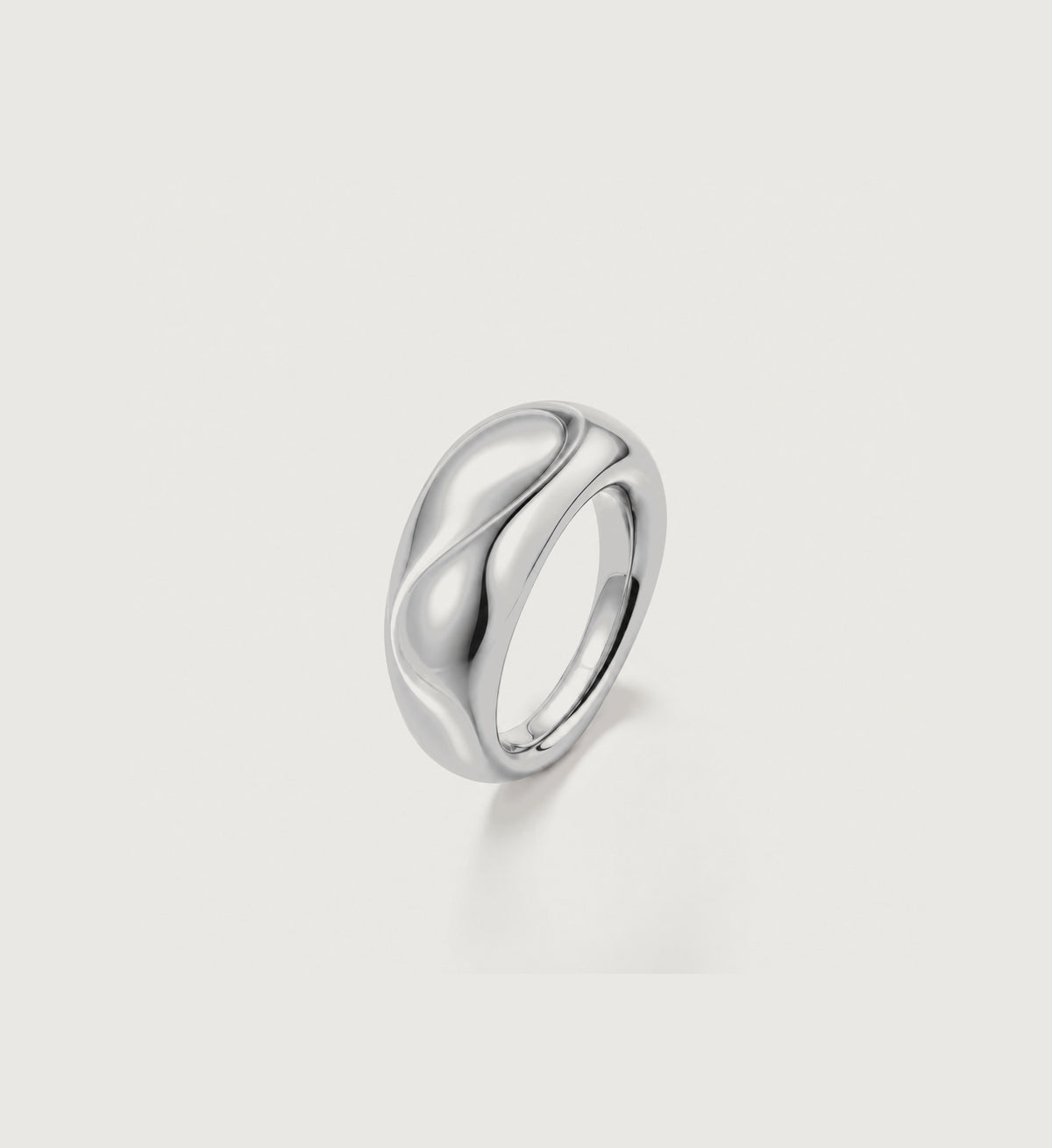 Onda Dome Ring (Silver), main product view