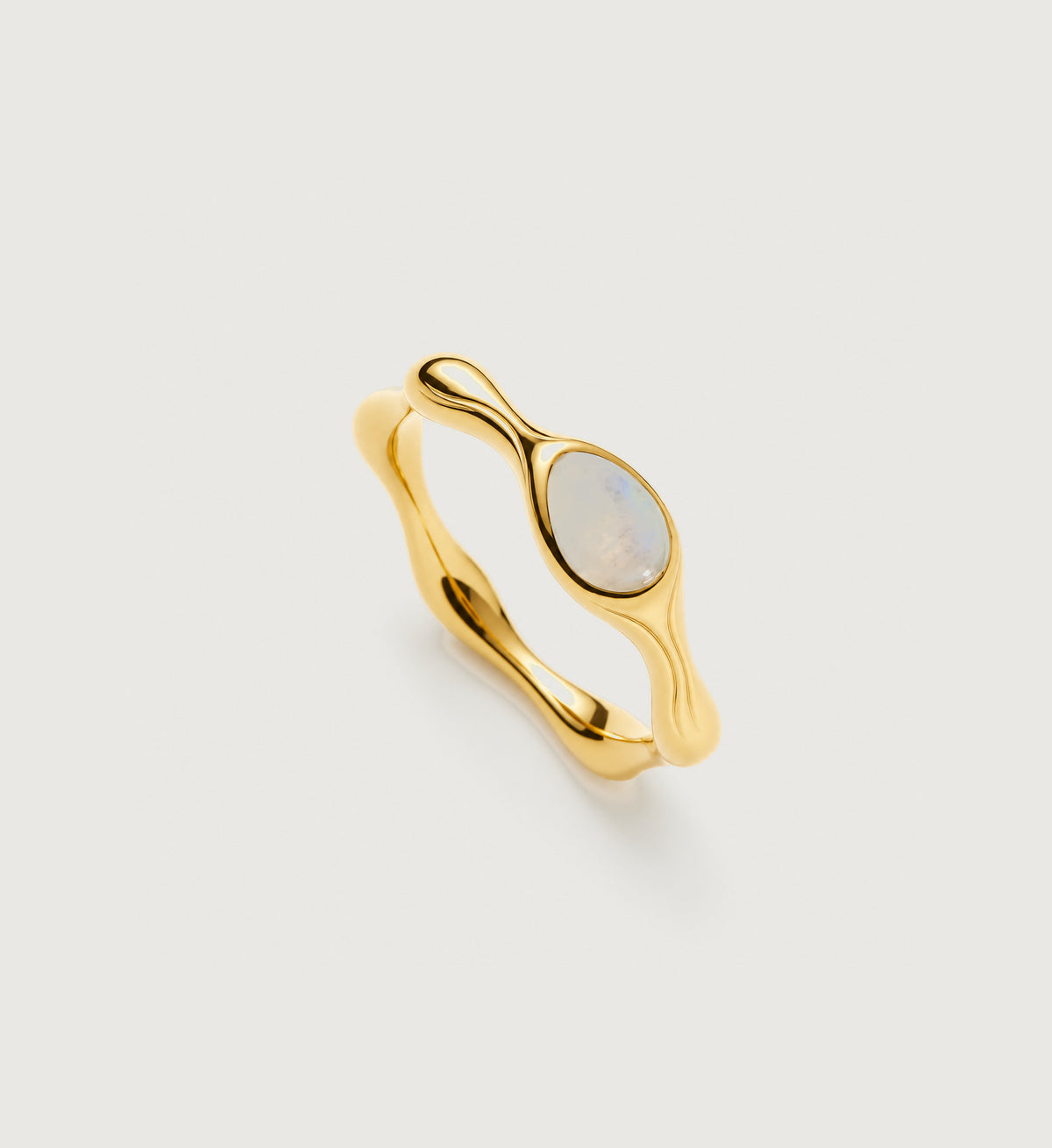 Opaline Ripple Ring (Gold), main product view