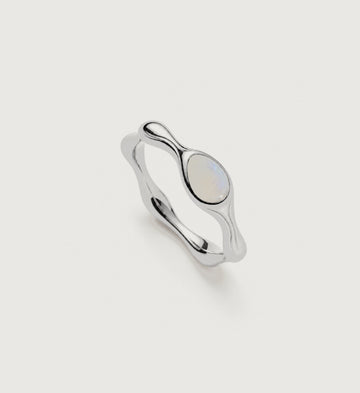 Opaline Ripple Ring (Silver), main product view