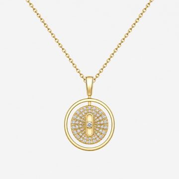 Relic Radiant Orbit Necklace (Gold), main product view