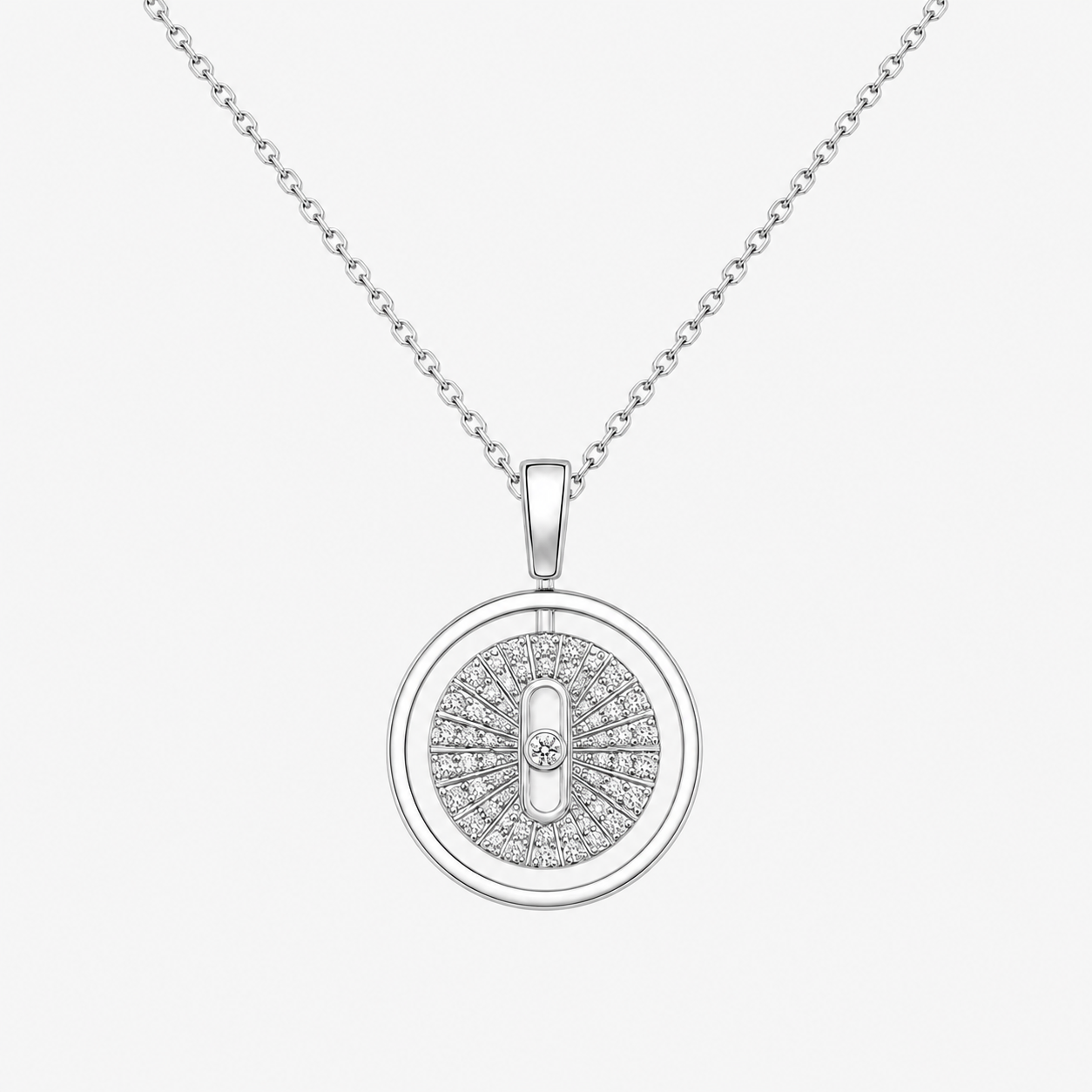 Relic Radiant Orbit Necklace (Silver), main product view