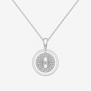 Relic Radiant Orbit Necklace (Silver), main product view