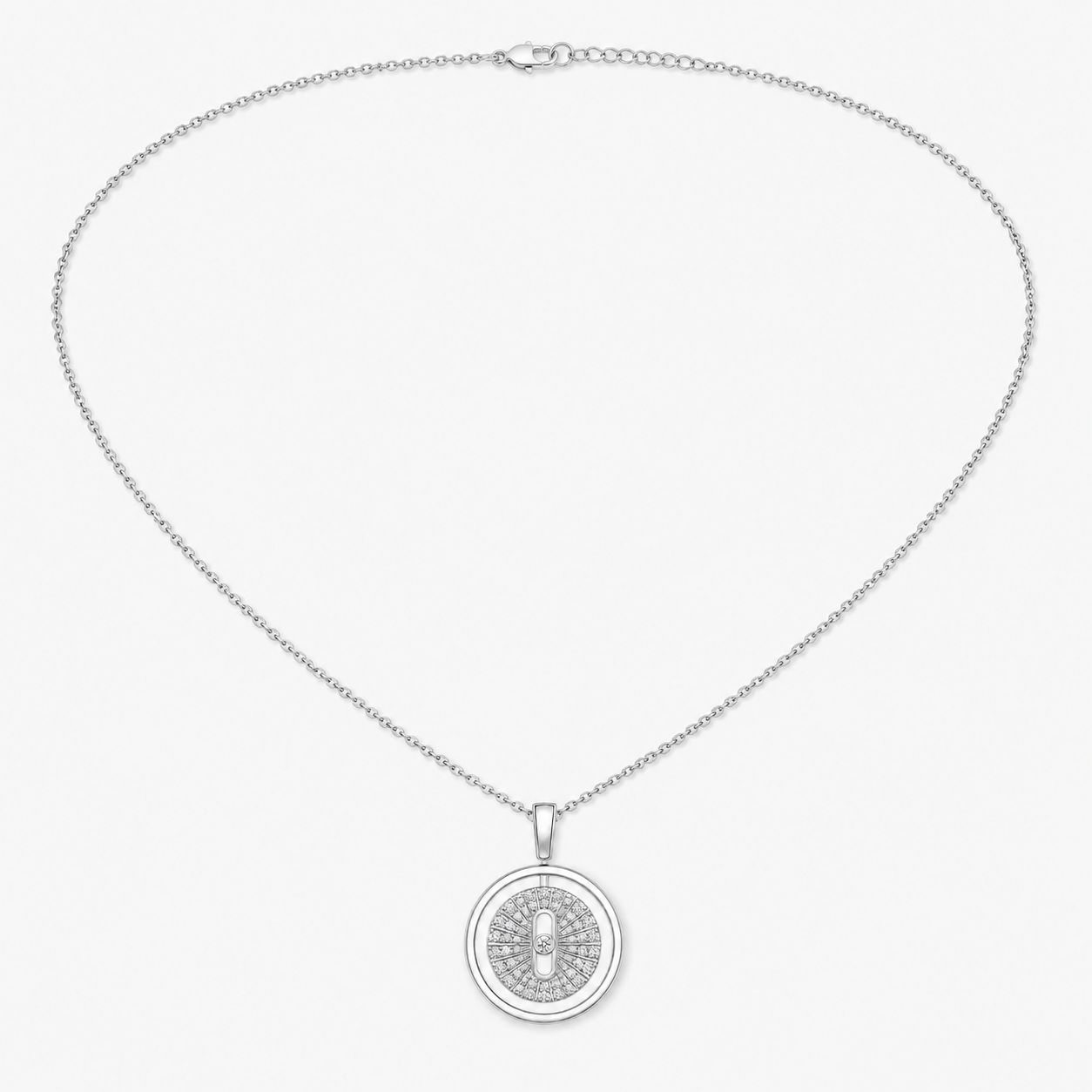 Relic Radiant Orbit Necklace (Silver), alternate product view