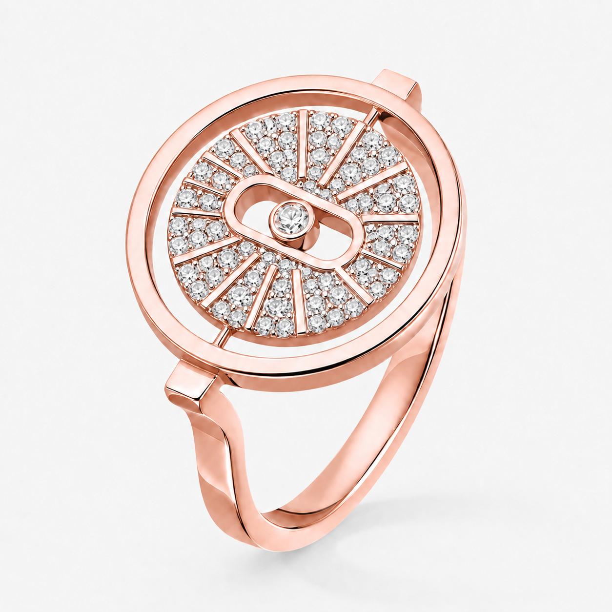 Relic Radiant Orbit Ring (Rose Gold), main product view