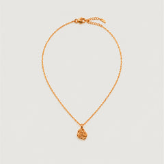 Sculpted Initial Pendant Necklace